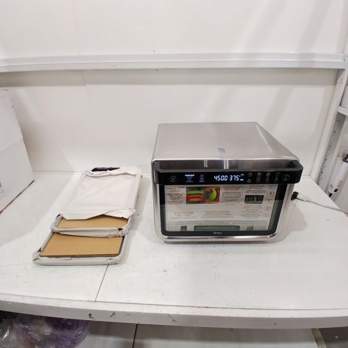 NINJA FOODI COUNTERTOP 10-IN-1 XL PRO AIR FRY OVEN - 1800W - SILVER/BLACK (MODEL: DT201C) image 3