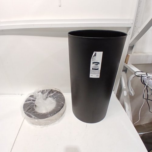 UMBRA VENTO OPEN TOP TRASH CAN - 30" - 16.5 GAL/62L - BLACK (MODEL: 1013048-047-REM) image 2