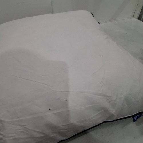 2PK - MIULEE PILLOW INSERTS - 18" X 18" - WHITE WITH BLUE NAVY EDGES image 5