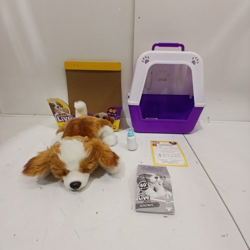 KIDS LITTLE LIVE PETS MY REALLY REAL PUPPY INTERACTIVE TOY - PATCHES THE BEAGLE - OVER 60 SOUNDS AND REACTIONS (BROWN EYES, BLUE COLLAR) image 2
