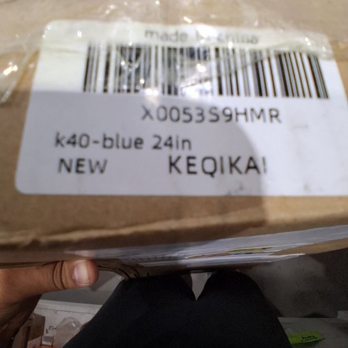KEQIKAI EXPANDABLE ROLLING TRAVEL DUFFEL BAG - 24" (MODEL: K40-BLUE) image 2