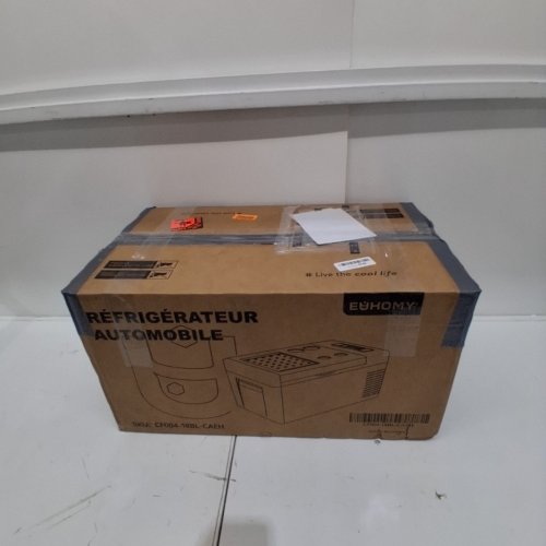 EUHOMY PORTABLE CAR REFRIGERATOR WITH APP CONTROL - 18L - 12V - FROM -4° TO 68°F - BLACK/GREY (MODEL: CFC-18 / CF004-18BL-CAEH) image 5