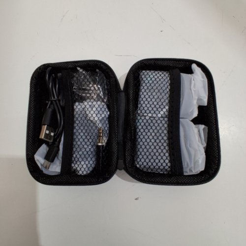 PQRQP 3 IN 1 WIRELESS 328FT TRANSMISSION LAVALIER MINI MIC SET FOR IPHONE, ANDROID OR CAMERA - BLACK image 2