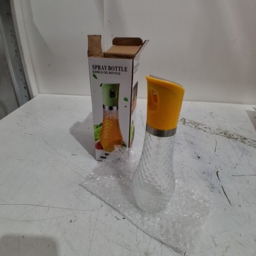 GLASS OIL SPRAY BOTTLE - 260 ML - YELLOW image 2
