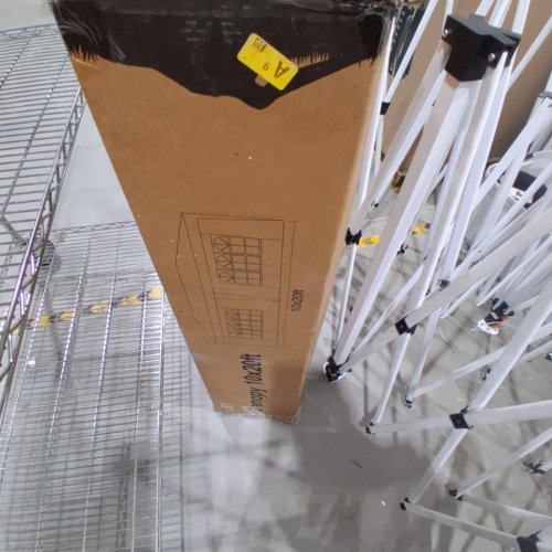 OUTDOOR POP UP CANOPY TENT, INSTANT SHELTER WITH CARRYING BAG, 10FT X 20FT - WHITE (MODEL: 131-6QB-10X20-WHITE) image 8