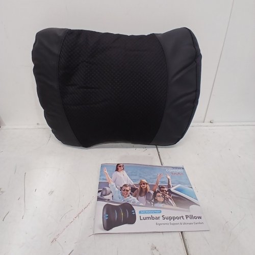 LOFTY AIM LUMBAR SUPPORT PILLOW FOR CAR - BLACK image 2