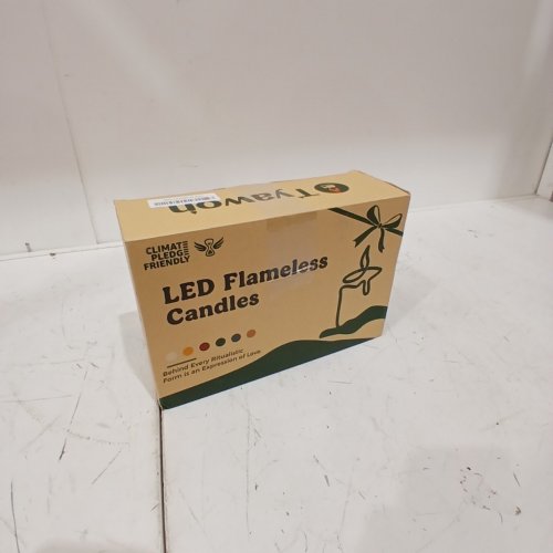 3PK TYAWON GLASS BATTERY OPERATED LED FLAMELESS CANDLES WITH REMOTE - 4"-5"-6" - CLEAR image 4