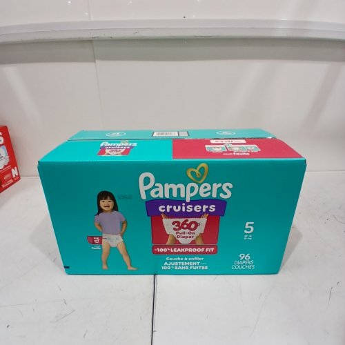 96PK PAMPERS PULL ON CRUISERS 360° 100% LEAKPROOF DISPOSABLE BABY DIAPERS - SIZE 5 (27LBS+) image 2