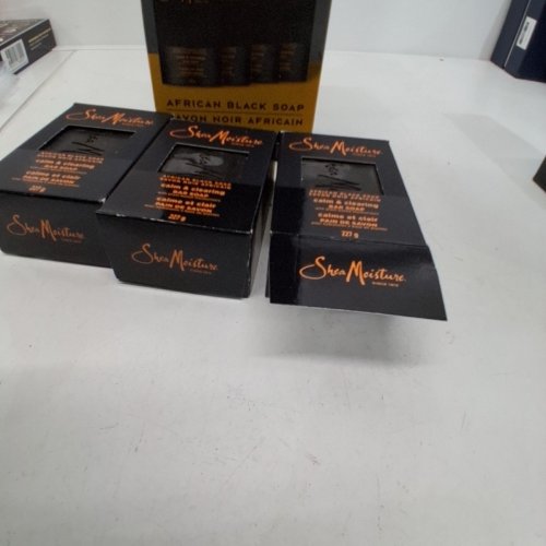 3PK SHEA MOISTURE AFRICAN BLACK SOAP WITH OATS ALOE AND VITAMIN E - 227G EACH image 4