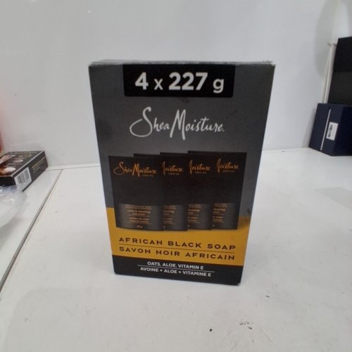 3PK SHEA MOISTURE AFRICAN BLACK SOAP WITH OATS ALOE AND VITAMIN E - 227G EACH image 5