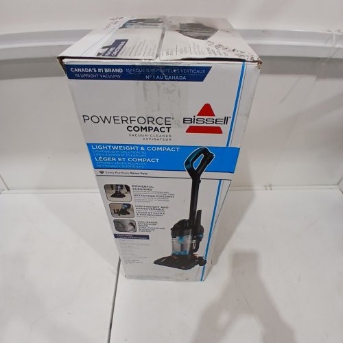 BISSELL POWERFORCE® COMPACT LIGHTWEIGHT UPRIGHT VACUUM - BLUE/BLACK - (MODEL : 2112C) image 9