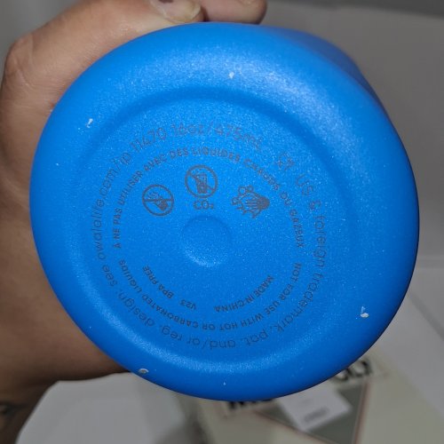 OWALA INSULATED WATER BOTTLES - 16 OZ - BLUE / GREEN image 2