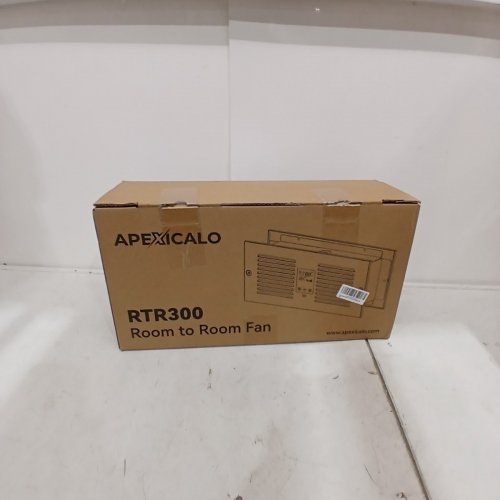 APEXICALO ROOM TO ROOM CIRCULATING VENTILATION WALL VENT FAN - 300CFM/16.5" X 7.6" - WHITE (MODEL: RTR300) image 3