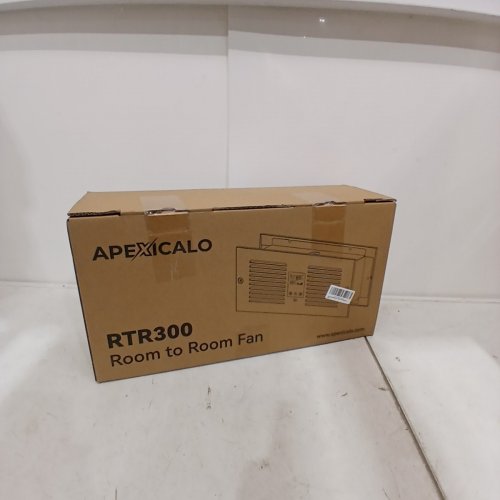 APEXICALO ROOM TO ROOM CIRCULATING VENTILATION WALL VENT FAN - 300CFM/16.5" X 7.6" - WHITE (MODEL: RTR300) image 4
