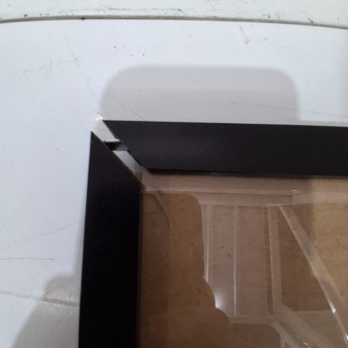 AMERICAN FLAT PICTURE FRAME - 11" X 22" - BLACK image 4