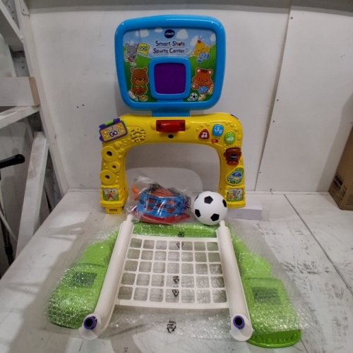 VTECH INTERACTIVE SMART SHOTS MULTI-SPORTS CENTER - AGES 1 TO 3 YEARS - 16.5" X 22.8" X 24" - YELLOW (MODEL: ‎80-156301/1563) image 3