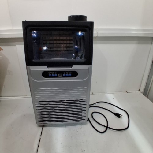 AMZGACHFKTCH COMMERCIAL ICE MAKER MACHINE WITH DUAL WATER INLET MODES - 100LBS/24H - SILVER/BLACK (MODEL: SKF-AT36FT) image 4