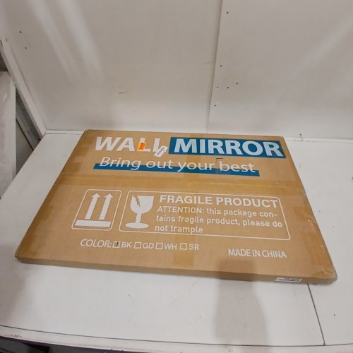 BEAUTYPEAK ARCHED BATHROOM MIRROR - 20" X 30" - BLACK image 2