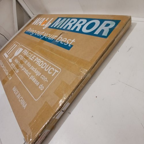 BEAUTYPEAK ARCHED BATHROOM MIRROR - 20" X 30" - BLACK image 3