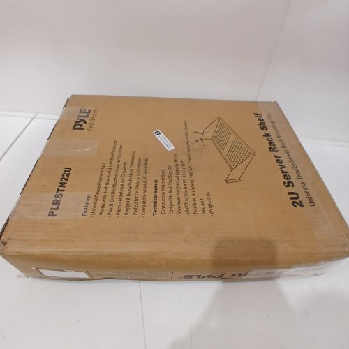PYLE 2U SERVER RACK SHELF MOUNTING TRAY - 17.6" X 14.7"- BLACK (MODEL: PLRSTN22U) image 4