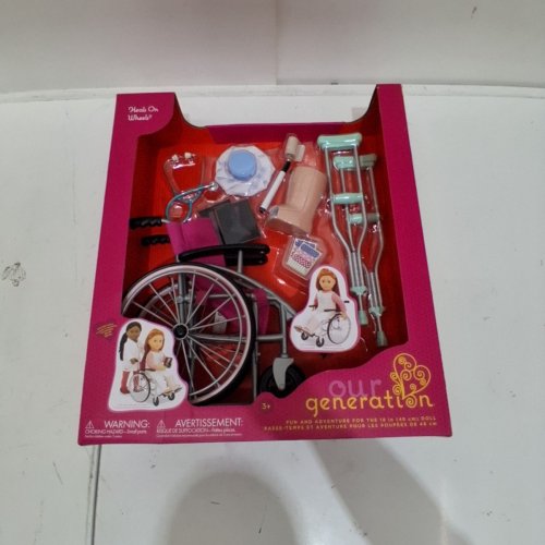 OUR GENERATION HEALS ON WHEELS WHEELCHAIR ACCESSORY SET - FOR 18" MY GENERATION DOLLS - MULTICOLOUR (MODEL: BD37988Z) image 2