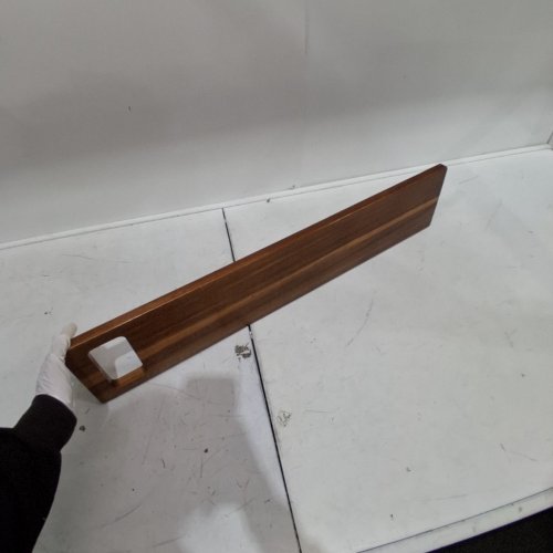 WOOD BATHTUB TRAY CADDY WITH ADJUSTABLE LEGS - 30" X 9" - DARK WALNUT image 3