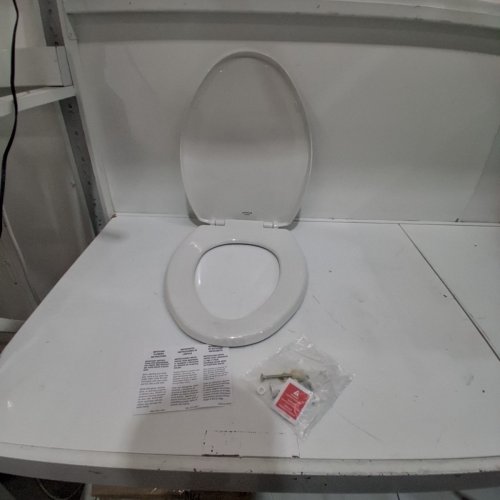 MAYFAIR BY BEMIS CASWELL ROUNDED TOILET SEAT - WHITE (MODEL: 1880SLOW 000) image 2