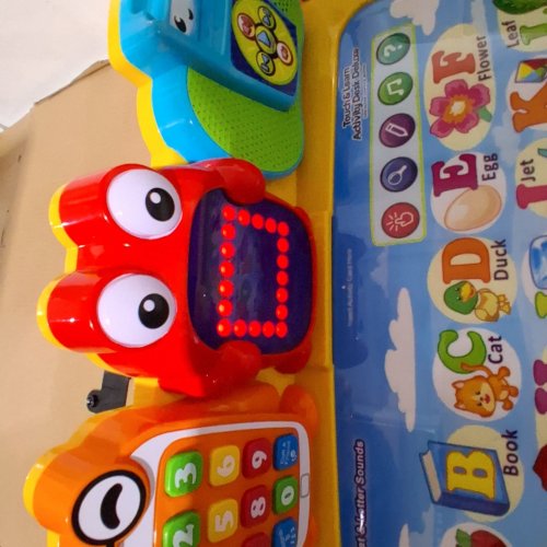 VTECH TOUCH & LEARN ACTIVITY DESK DELUXE - MULTICOLOUR (MODEL: ‎80-194801) image 2