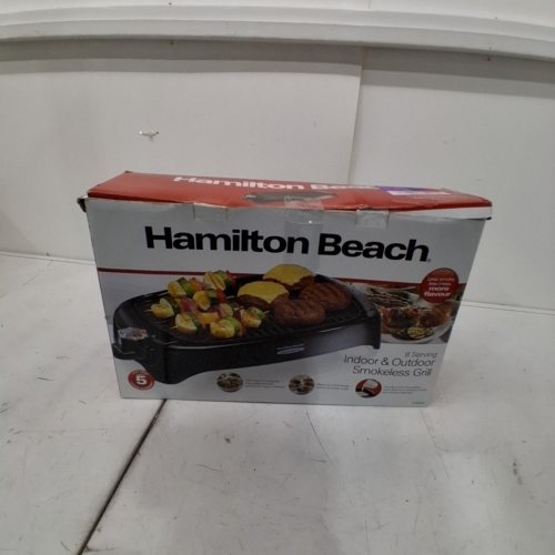 HAMILTON BEACH HEALTHSMART INDOOR/OUTDOOR GRILL (MODEL: 31605N) image 4