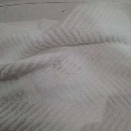 2PK CARO HOME 100% COTTON HAND TOWELS - 18" X 30" - WHITE HERRINGBONE (MODEL: 1945886) image 4