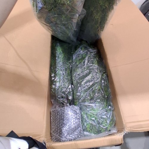 2PK VITALISMO ARTIFICIAL TOPIARY CEDAR TREES - 5FT - GREEN/BLACK (MODEL: POIE-135JJS) image 3