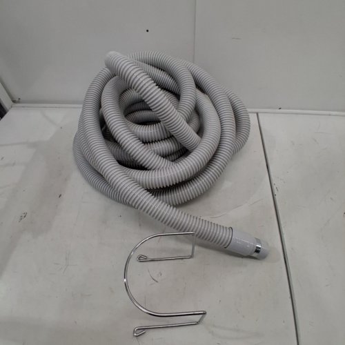 UNIVERSAL BASIC HOSE FOR CENTRAL VACUUM - 30FT - GREY image 2