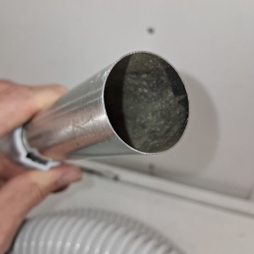UNIVERSAL BASIC HOSE FOR CENTRAL VACUUM - 30FT - GREY image 4