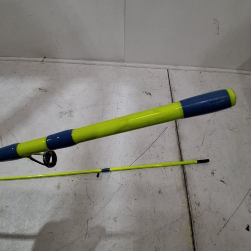 BPS FISHING STIKS SPINCAST ROD AND REEL KIDS FISHING ROD - 5FT 6" - LINE 6-12 LBS - LURE 1/4-5/8 OZ - MEDIUM POWER - CHARTREUSE/ BLUE /GREEN (MODEL: FS56SCBY) image 6