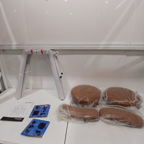 2PK PADDED VASAGLE BAR STOOLS WITH BACK RESTS - CARAMEL BROWN (MODEL: LBC089K01V2) image 3