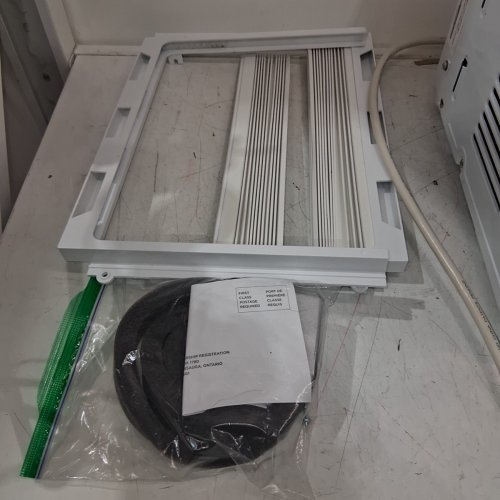 GE APPLIANCES MECHANICAL ROOM AIR CONDITIONER FOR SMALL ROOMS - 5000BTU - 150SQ. FT. (MODEL: AWAS05BWFC) image 8