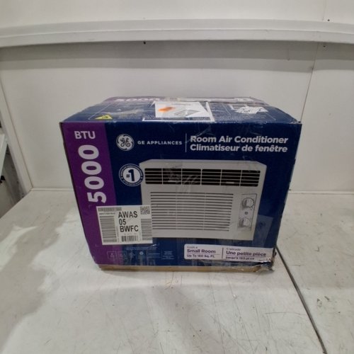 GE APPLIANCES MECHANICAL ROOM AIR CONDITIONER FOR SMALL ROOMS - 5000BTU - 150SQ. FT. (MODEL: AWAS05BWFC) image 10