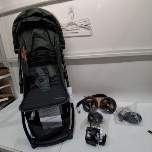 SUMMER BY INGENUITY 3DQUICKCLOSE CS+ COMPACT ONE TOUCH FOLDING STROLLER - 50LBS MAX - GREEN/BLACK (MODEL: 31900) image 2
