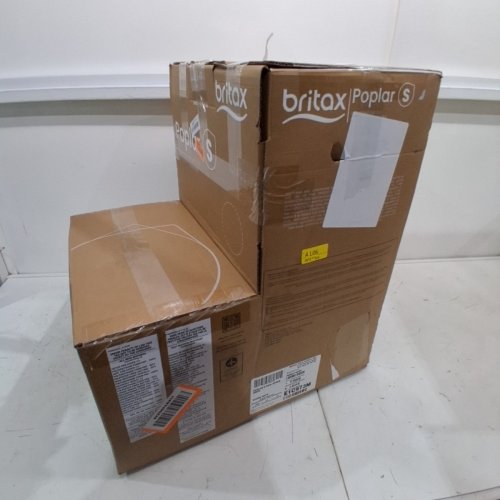 BRITAX POPLAR CLICK TIGHT CONVERTIBLE REAR &FRONT FACING CAR SEAT - 40LB REAR FACING MAX LOAD / 65LB FRONT FACING MAX LOAD - STONE ONYX/BLACK (MODEL: E1C973M) image 9