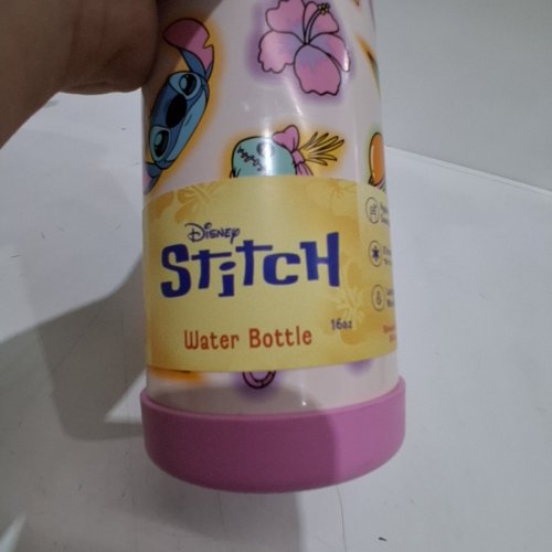 THERMOS DISNEY STITCH WATER BOTTLE - 16OZ - PINK image 5