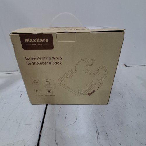 MAXKARE SOFT MICROFIBER HEATING WRAP FOR SHOULDER & BACK WITH 5 HEAT SETTINGS - LARGE (24" X 33") - TEAL (MODEL:HP08-018A) image 4