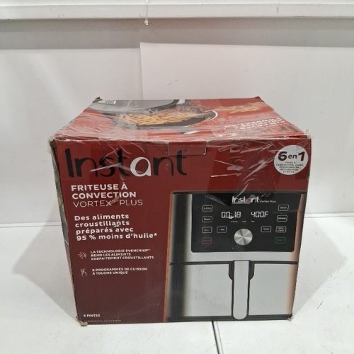 INSTANT VORTEX PLUS 6-IN-1 AIR FRYER - 6QT. CAPACITY - STAINLESS STEEL (MODEL: VORTEX PLUS 6) image 9