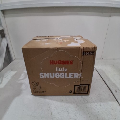 186PK HUGGIES LITTLE SNUGGLERS BABY DIAPERS - SIZE 2 (12LB-18LB) - DISNEY WINNIE THE POOH image 2