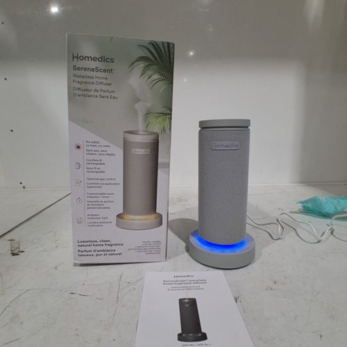 HOMEDICS SERENESCENT WATERLESS HOME FRAGRANCE DIFFUSER - GREY (MODEL: ARMH-680GY) image 3