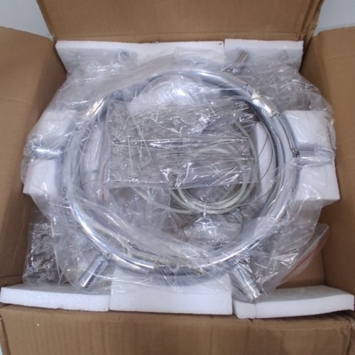 MACARENA MODERN SILVER CRYSTAL CHANDELIERS FIREWORK - D27.6"X H 15.2" - CHROME image 2