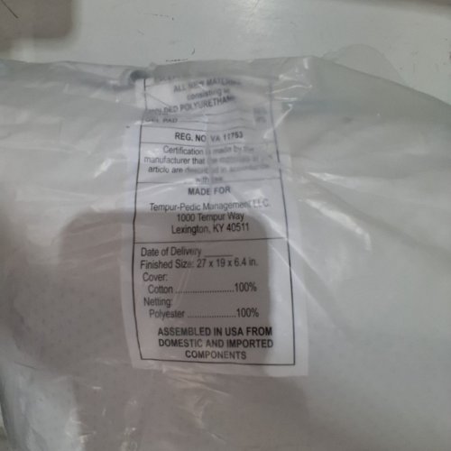 TEMPUR-PEDIC TEMPUR-CLOUD BREEZE DUAL COOLING PILLOW - QUEEN - WHITE image 3