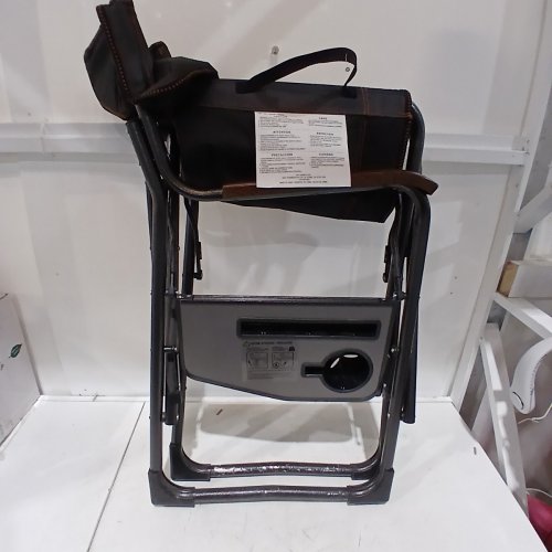 MAC SPORTS FOLDING DIRECTOR CAMPING CHAIR- UPTO 300LBS - GREY (MODEL: 1872256) image 4