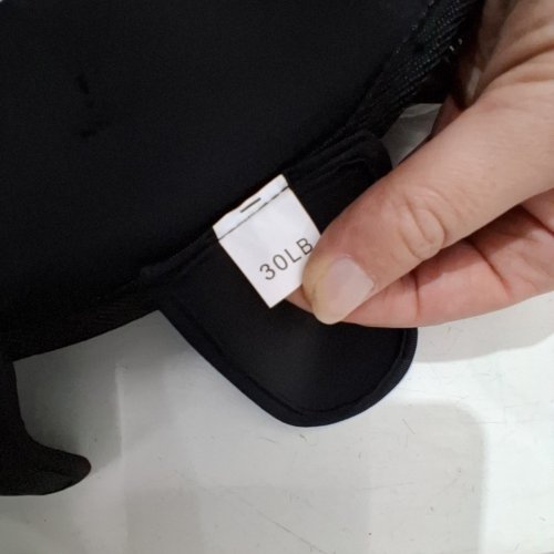 BAGAIL WEIGHTED VEST WITH PHONE HOLDER - 30LB - BLACK image 3