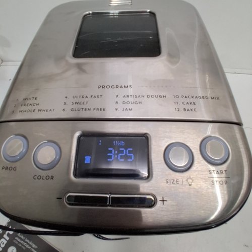 CUISINART COMPACT AUTOMATIC BREAD MAKER - MAKES 2LB LOAVES - BRUSHED STAINLESS (MODEL: CBK-110C) image 2