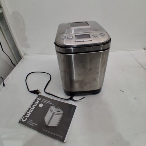 CUISINART COMPACT AUTOMATIC BREAD MAKER - MAKES 2LB LOAVES - BRUSHED STAINLESS (MODEL: CBK-110C) image 3